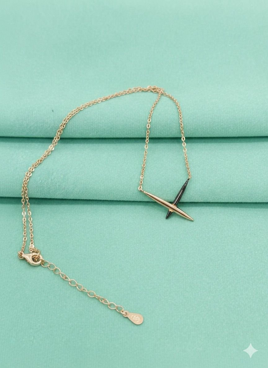 Rose Gold 92.5 Silver Tiffany Minimalist Chain